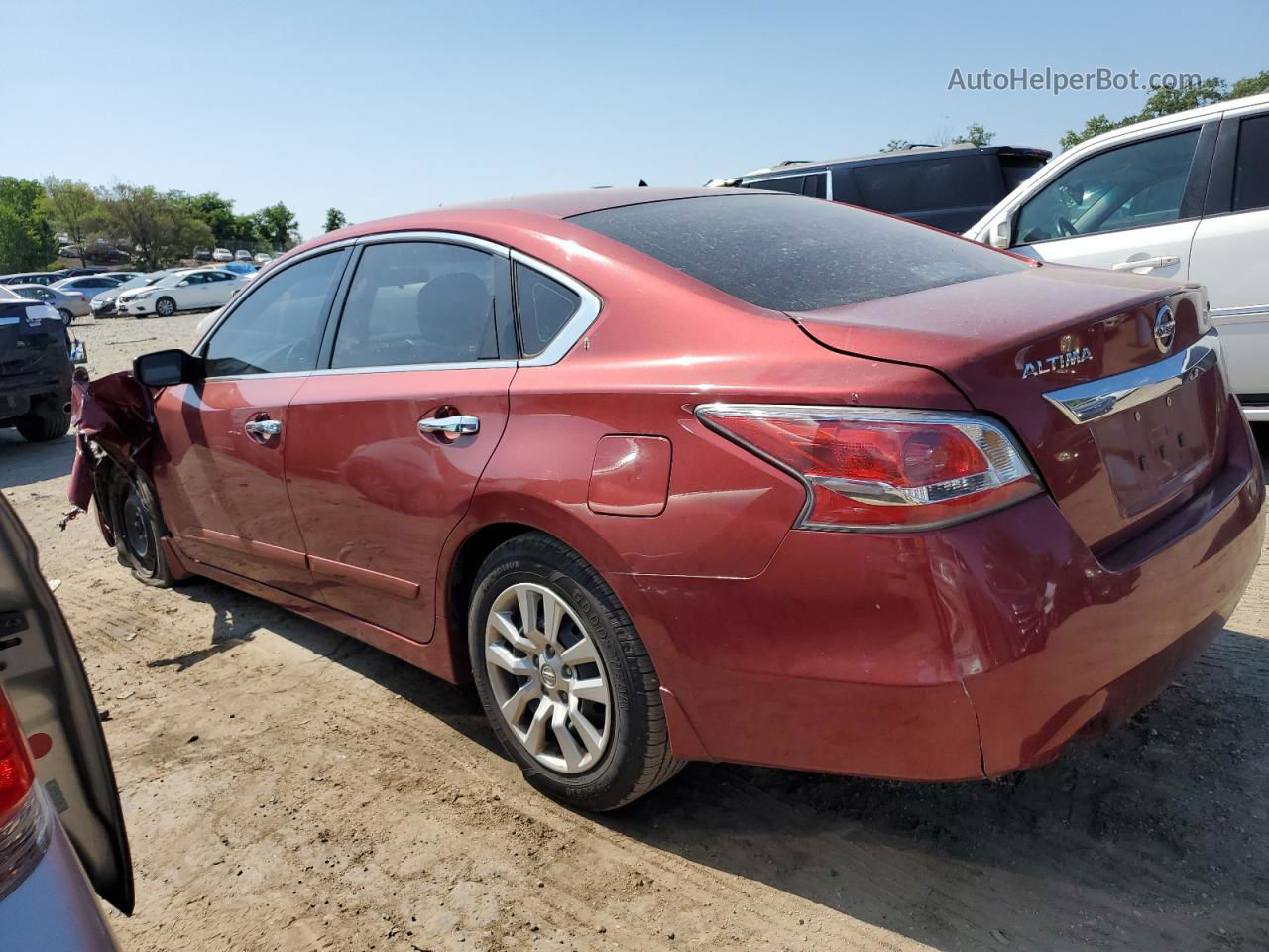 2015 Nissan Altima 2.5 Красный vin: 1N4AL3AP2FN380307