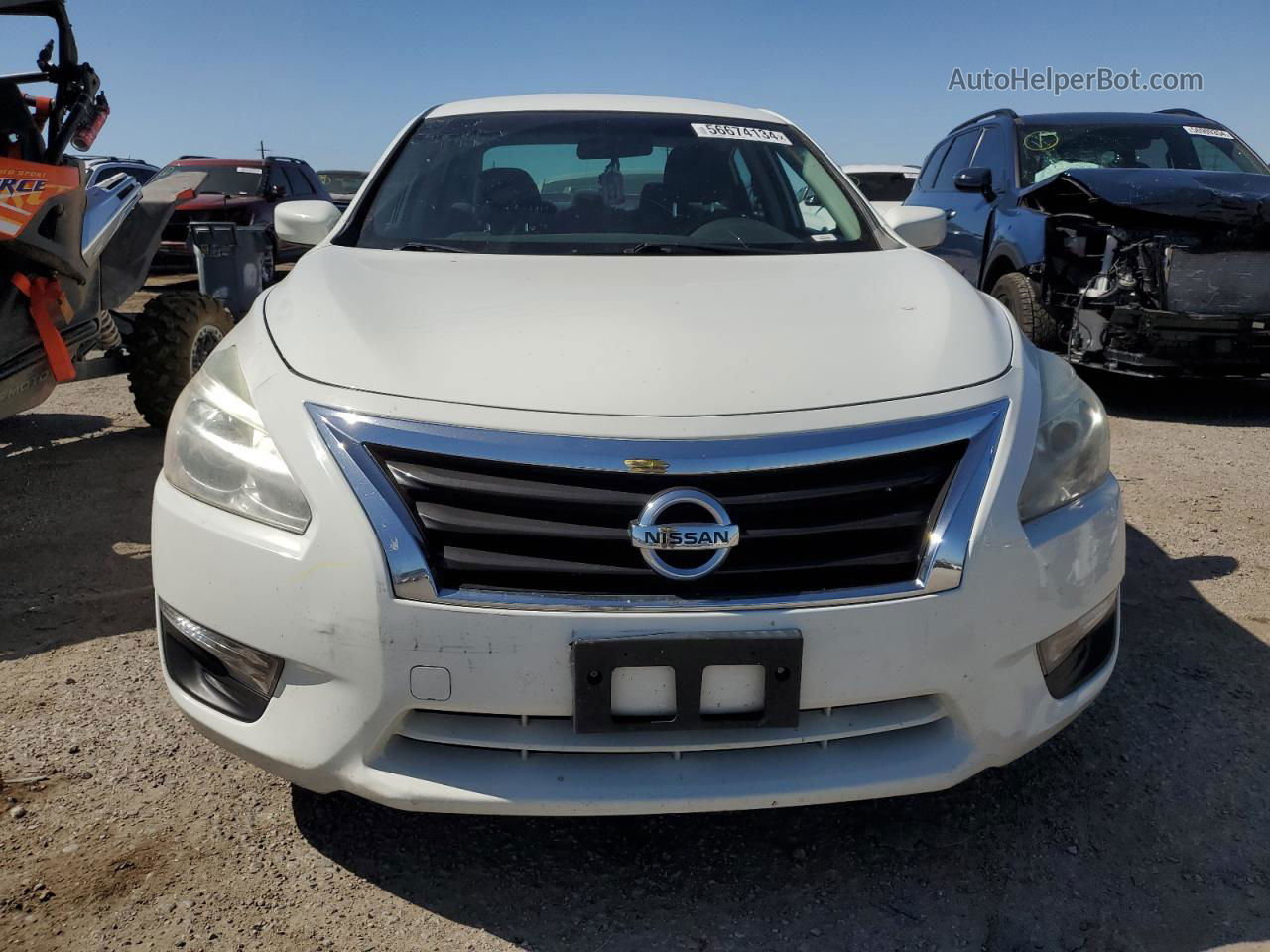 2015 Nissan Altima 2.5 White vin: 1N4AL3AP2FN883724