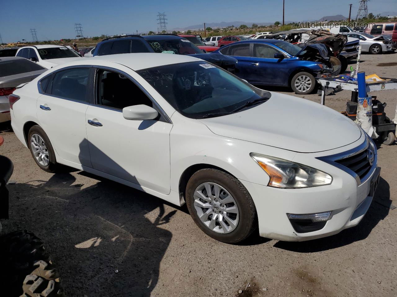 2015 Nissan Altima 2.5 White vin: 1N4AL3AP2FN883724