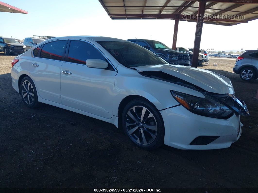 2016 Nissan Altima 2.5 Sr White vin: 1N4AL3AP2GC132491