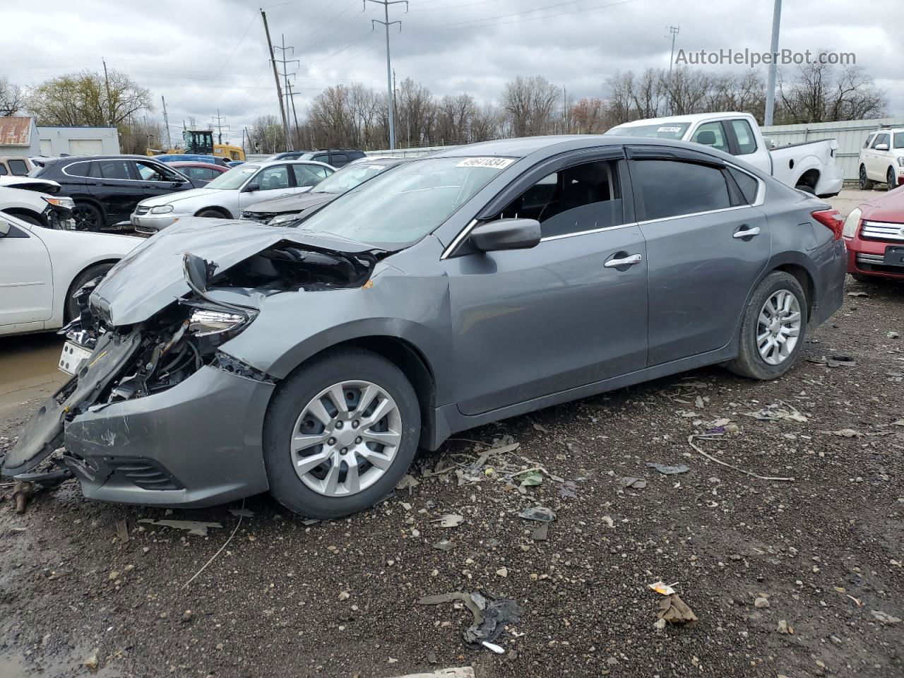 2016 Nissan Altima 2.5 Серебряный vin: 1N4AL3AP2GC165071