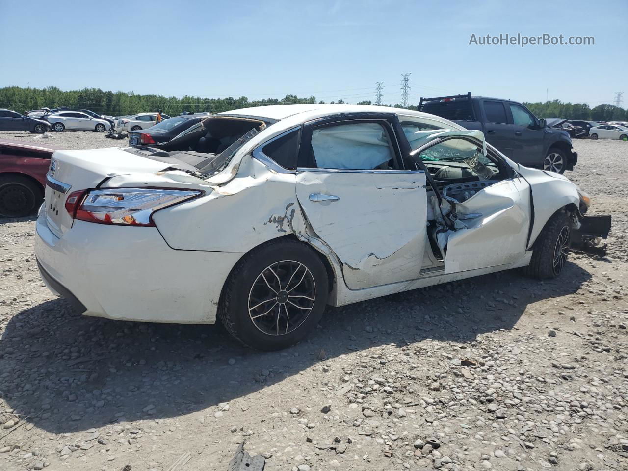 2016 Nissan Altima 2.5 White vin: 1N4AL3AP2GC217234