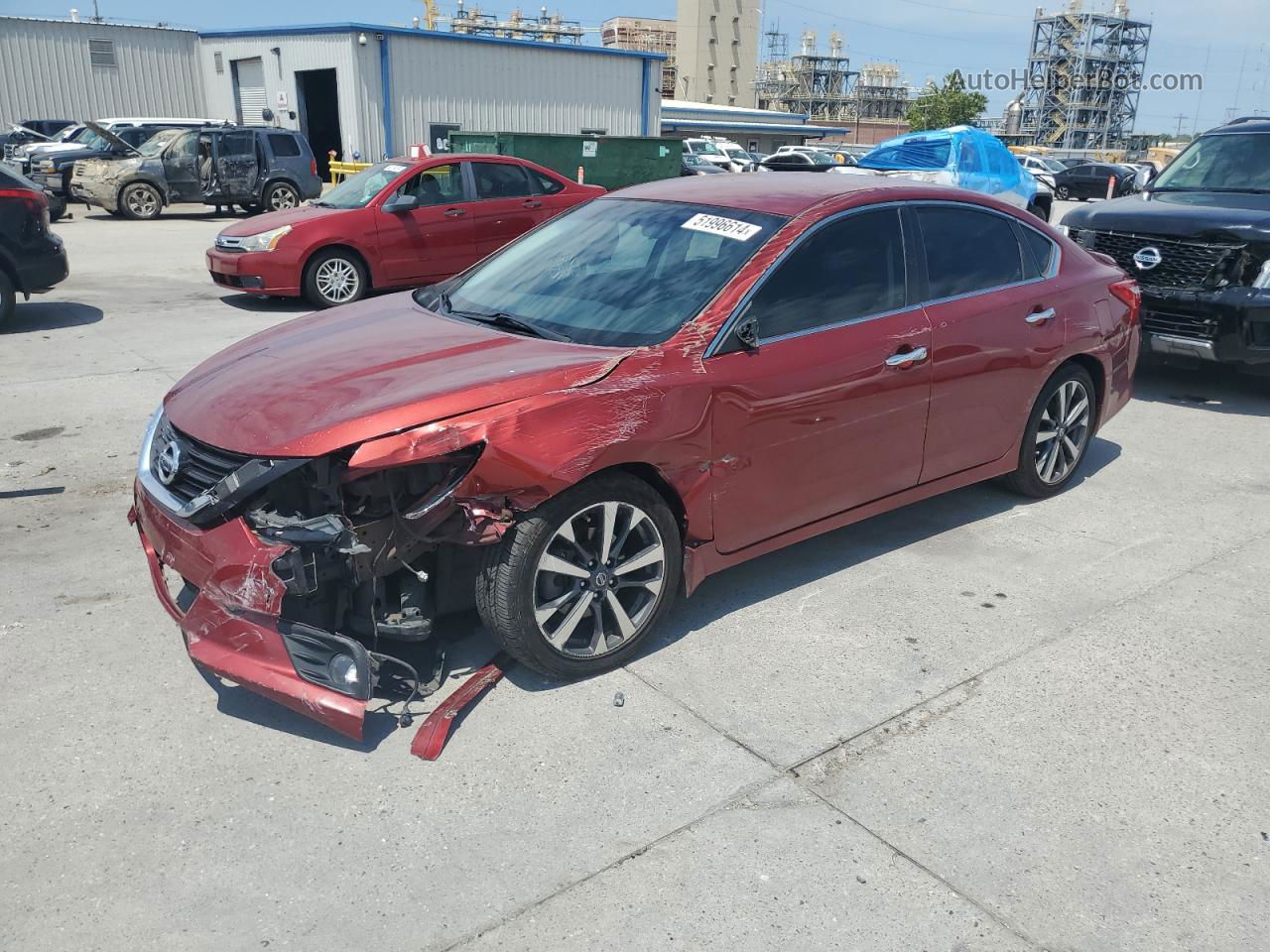 2016 Nissan Altima 2.5 Красный vin: 1N4AL3AP2GN379918