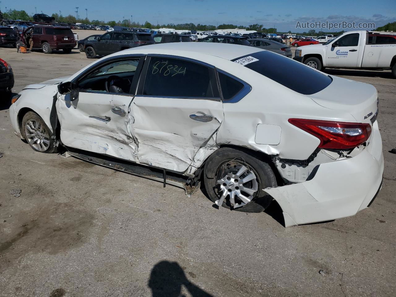 2016 Nissan Altima 2.5 White vin: 1N4AL3AP2GN388327