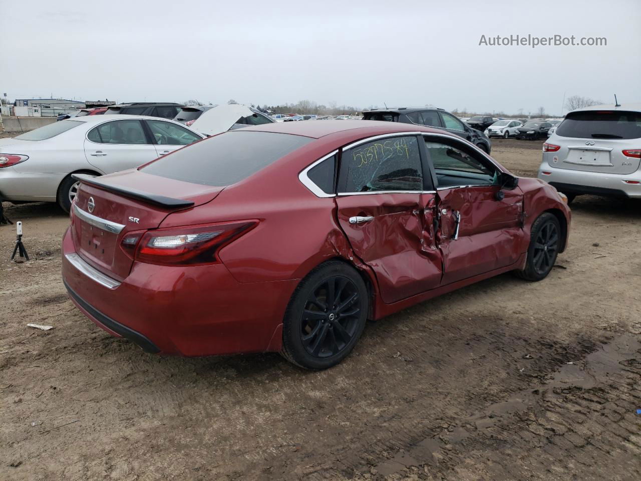 2017 Nissan Altima 2.5 Red vin: 1N4AL3AP2HC171681