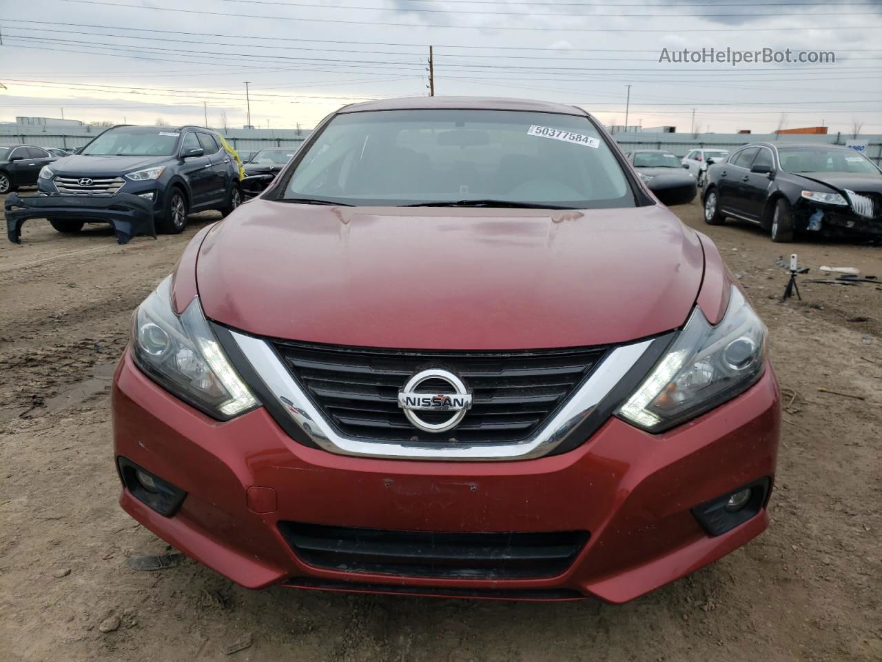 2017 Nissan Altima 2.5 Красный vin: 1N4AL3AP2HC171681