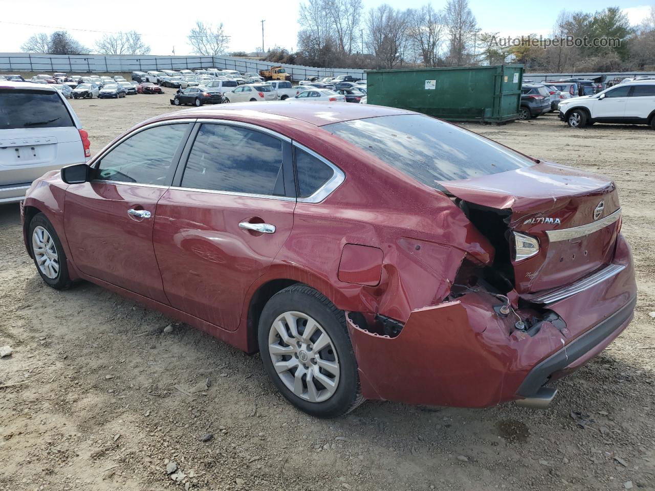 2017 Nissan Altima 2.5 Maroon vin: 1N4AL3AP2HC267603