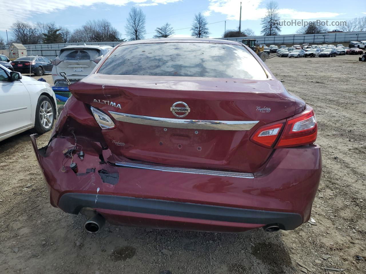 2017 Nissan Altima 2.5 Maroon vin: 1N4AL3AP2HC267603