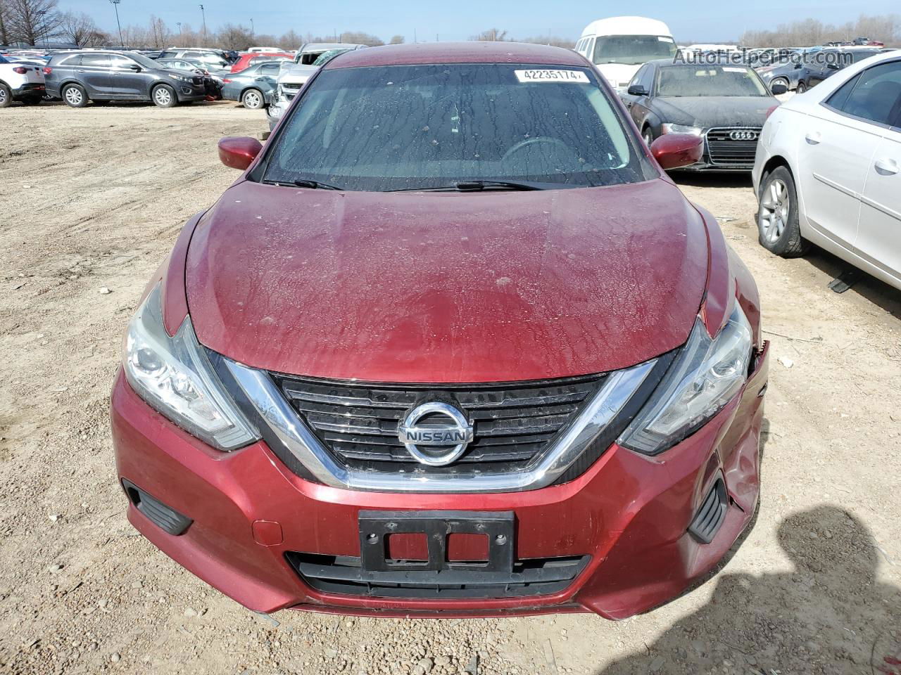 2017 Nissan Altima 2.5 Maroon vin: 1N4AL3AP2HC267603