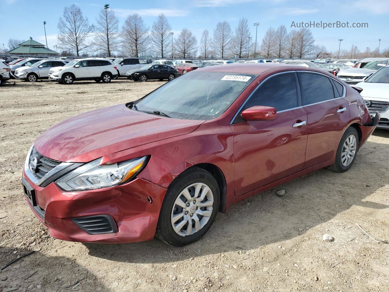 2017 Nissan Altima 2.5 Maroon vin: 1N4AL3AP2HC267603