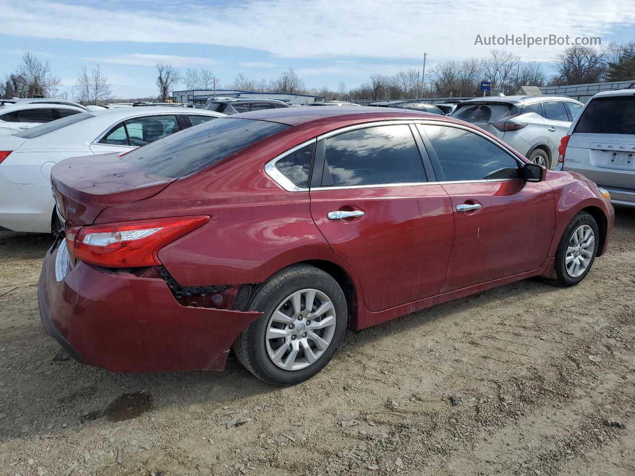 2017 Nissan Altima 2.5 Темно-бордовый vin: 1N4AL3AP2HC267603