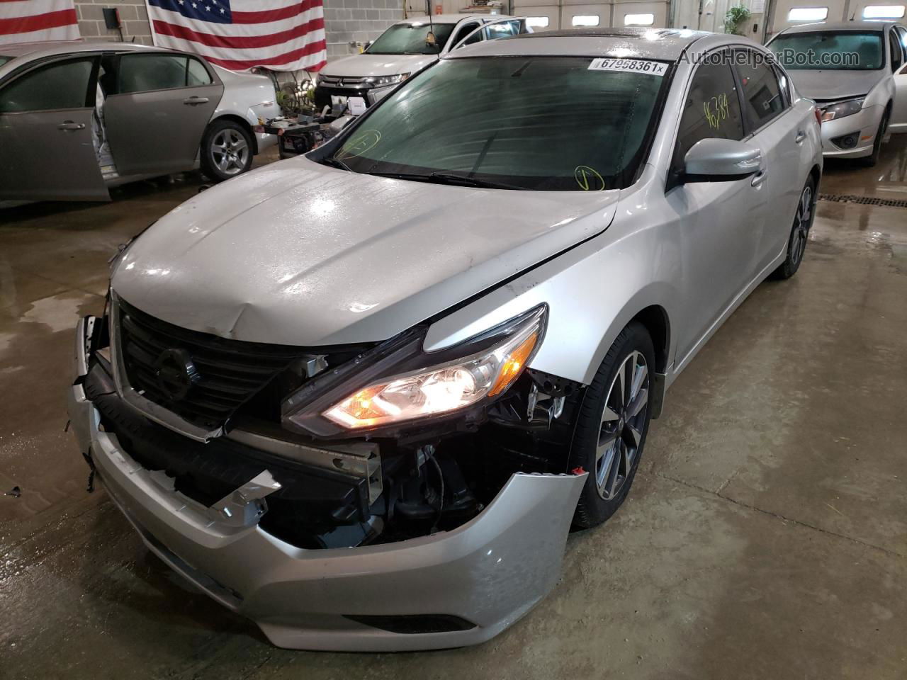 2017 Nissan Altima 2.5 Silver vin: 1N4AL3AP2HC298883