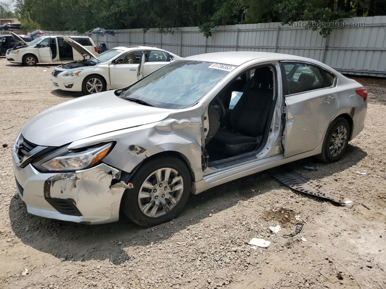 2017 Nissan Altima 2.5 Silver vin: 1N4AL3AP2HN333295