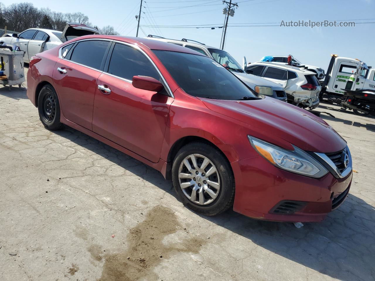 2018 Nissan Altima 2.5 Red vin: 1N4AL3AP2JC114046