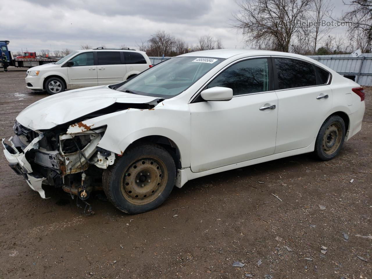 2018 Nissan Altima 2.5 White vin: 1N4AL3AP2JC205284