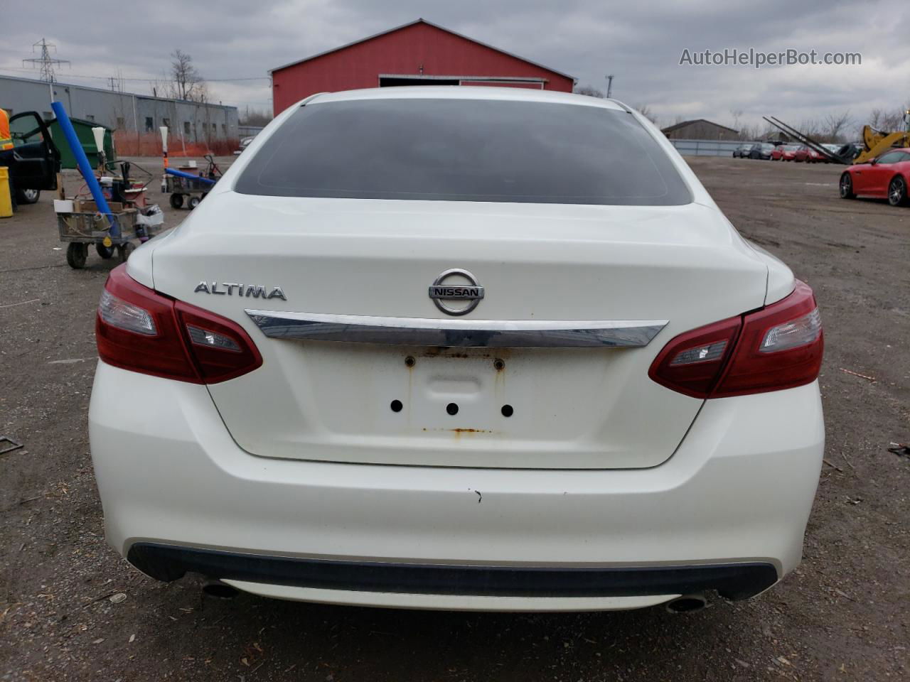 2018 Nissan Altima 2.5 White vin: 1N4AL3AP2JC205284