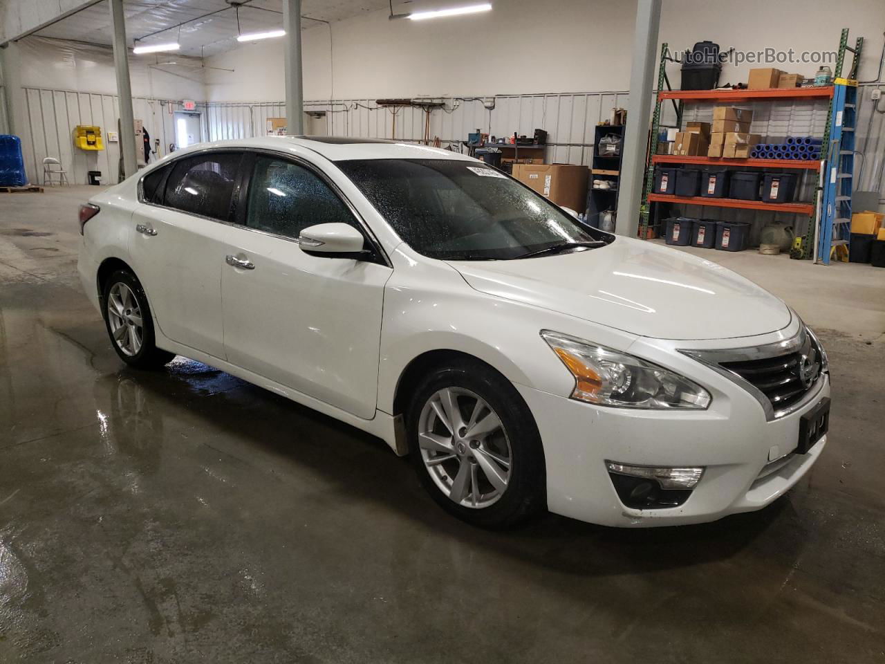 2014 Nissan Altima 2.5 White vin: 1N4AL3AP3EC137390