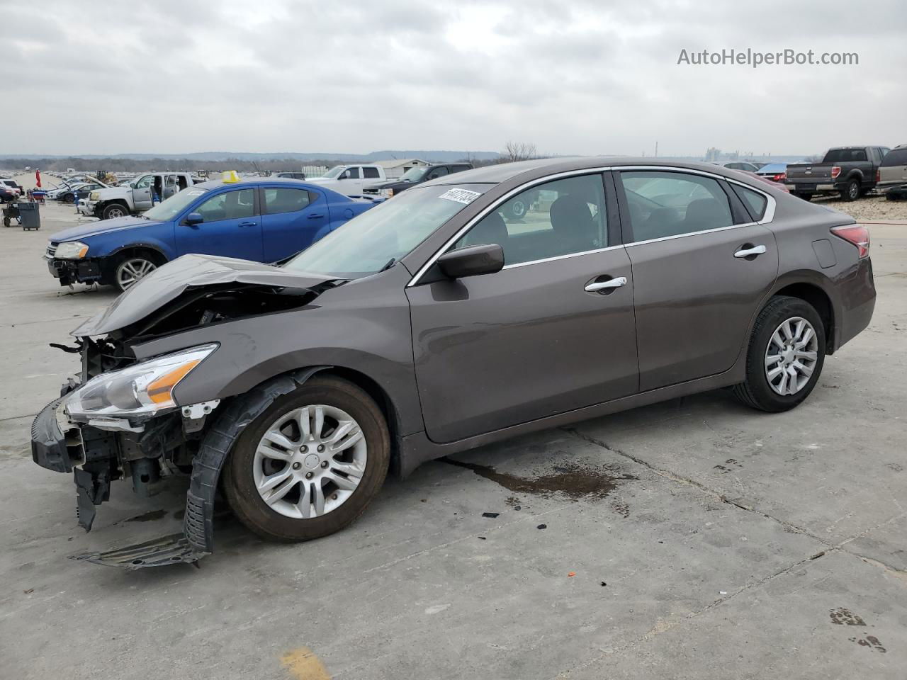 2014 Nissan Altima 2.5 Brown vin: 1N4AL3AP3EC191000