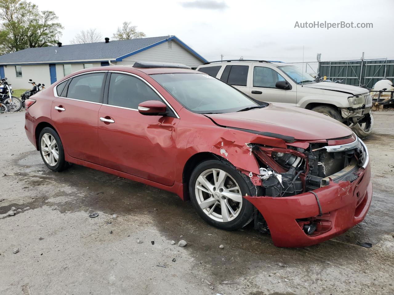 2014 Nissan Altima 2.5 Red vin: 1N4AL3AP3EC194432