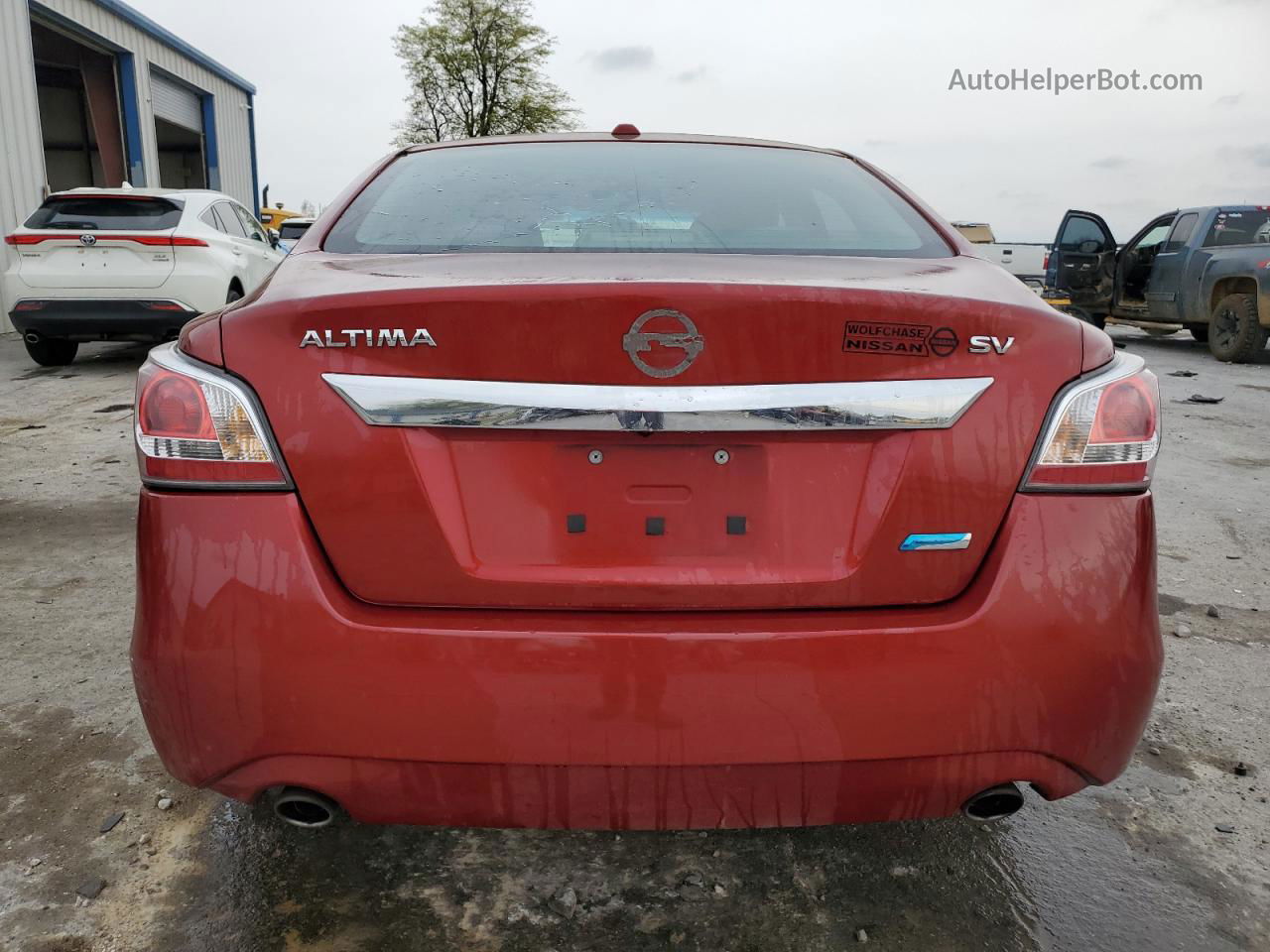 2014 Nissan Altima 2.5 Красный vin: 1N4AL3AP3EC194432