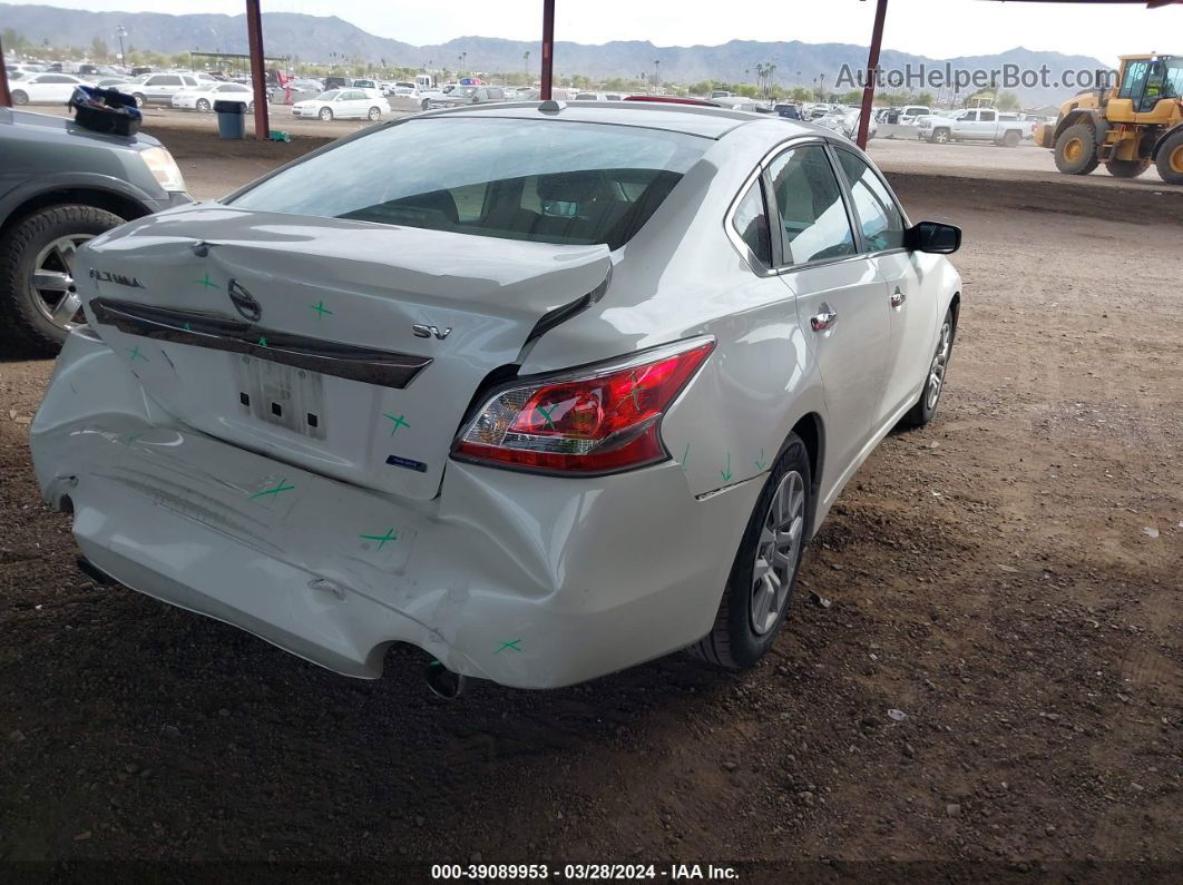 2014 Nissan Altima 2.5 Sv White vin: 1N4AL3AP3EC901500