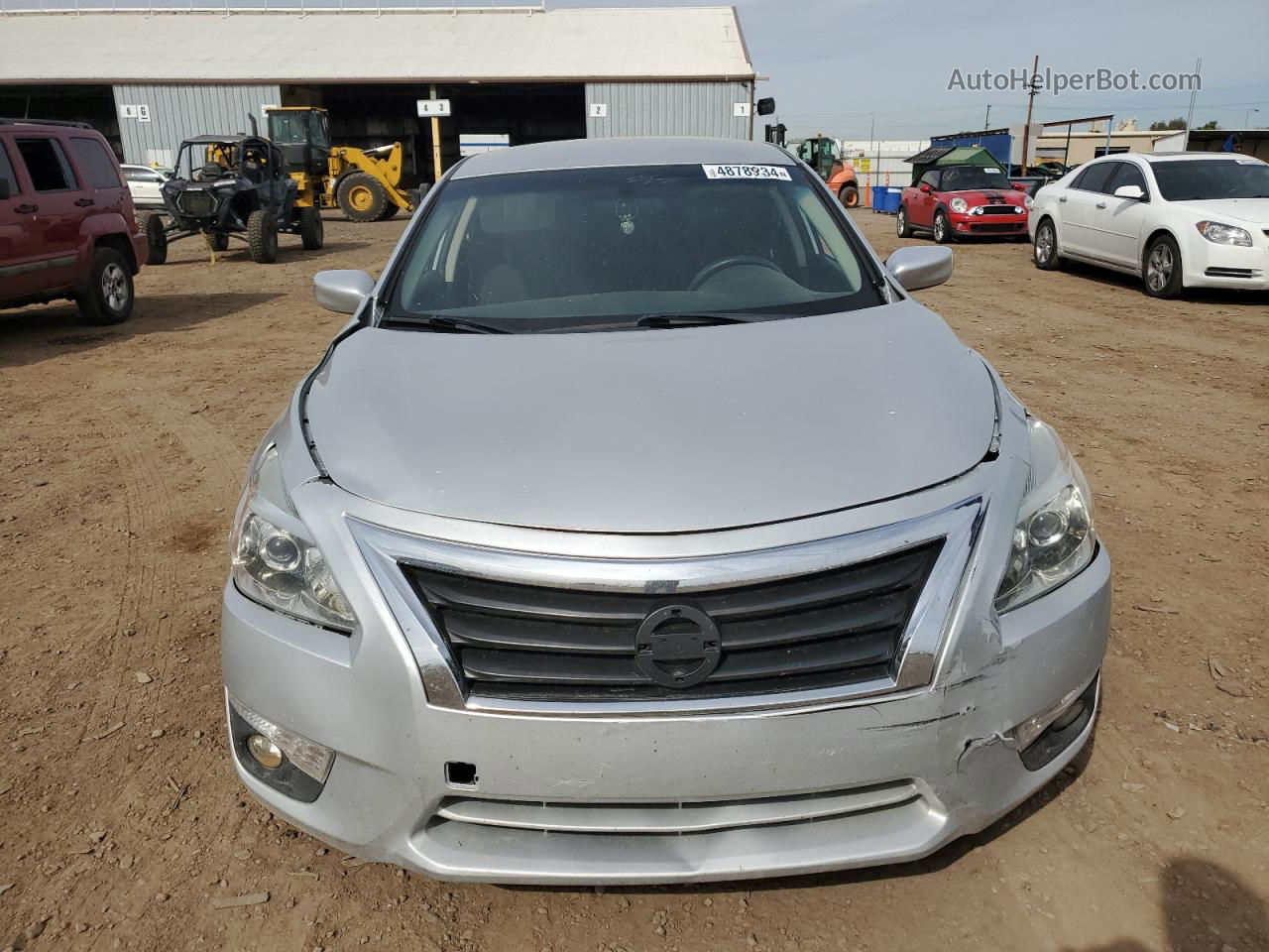 2014 Nissan Altima 2.5 Silver vin: 1N4AL3AP3EN207667