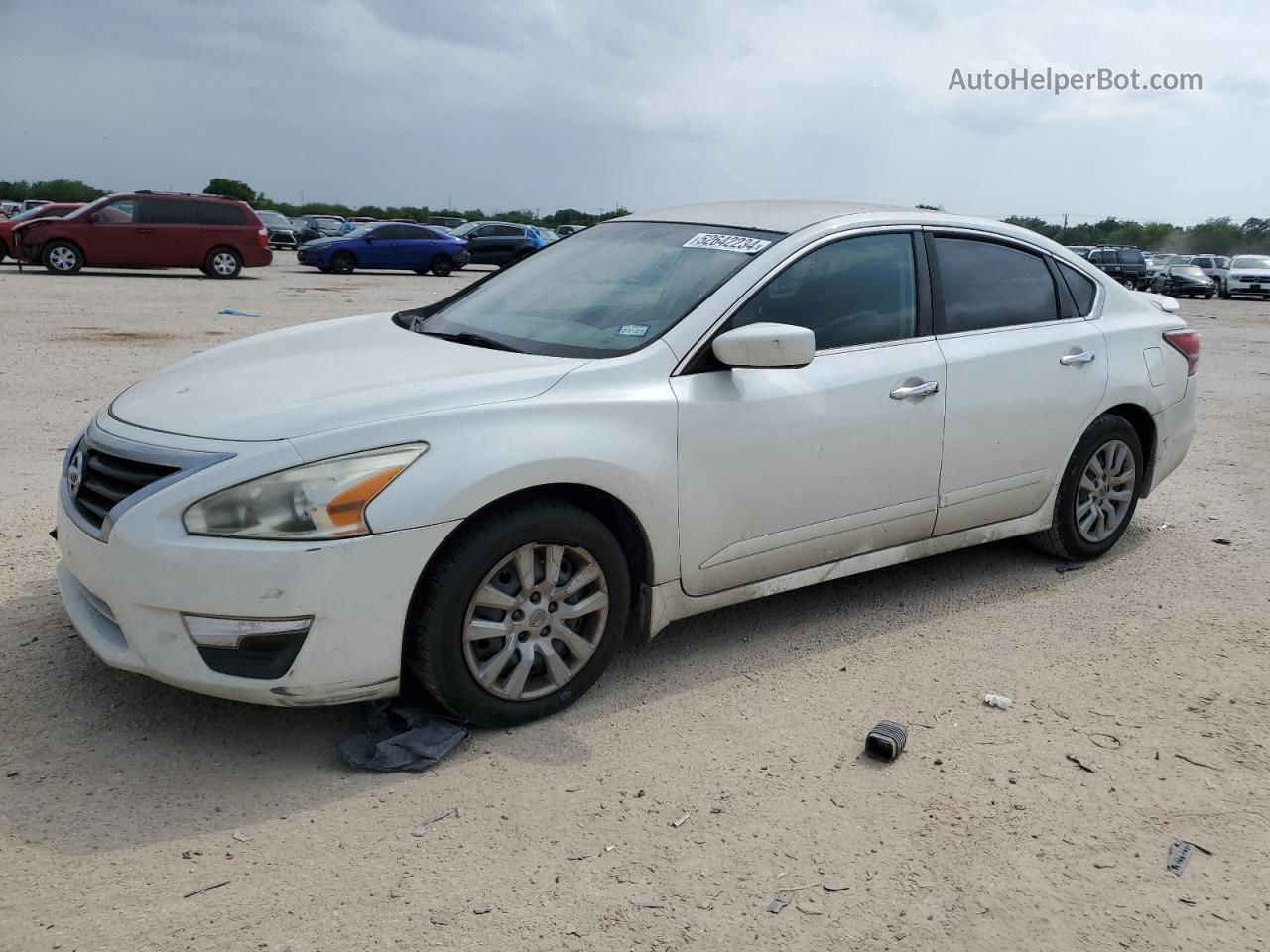 2014 Nissan Altima 2.5 White vin: 1N4AL3AP3EN348206