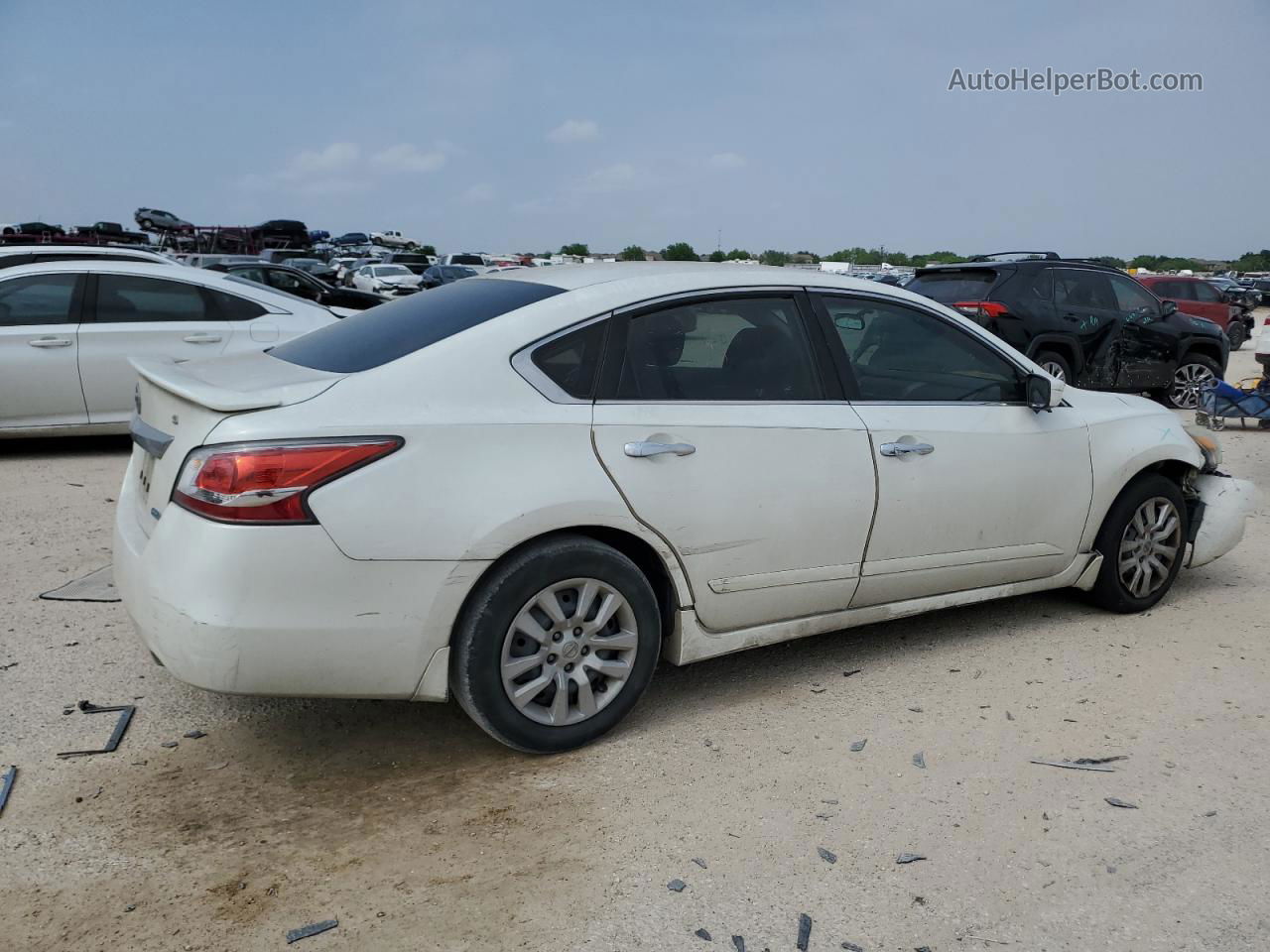 2014 Nissan Altima 2.5 White vin: 1N4AL3AP3EN348206