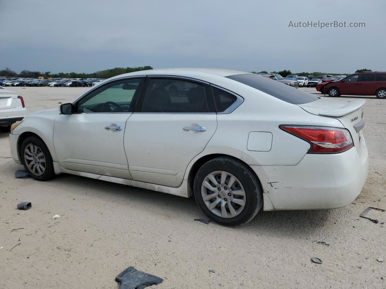 2014 Nissan Altima 2.5 White vin: 1N4AL3AP3EN348206