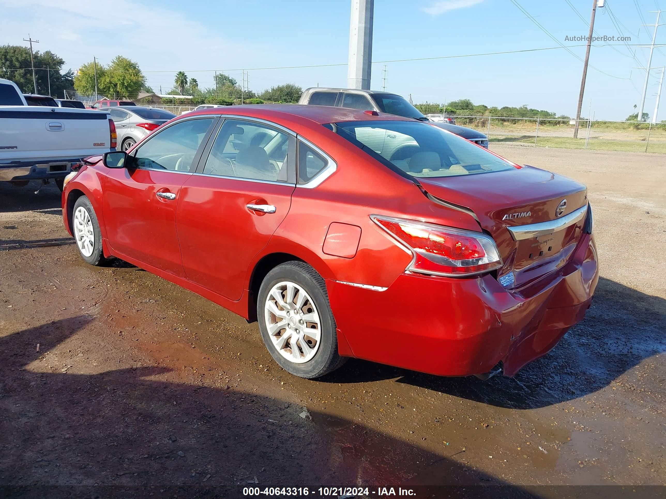 2015 Nissan Altima 2.5 S Темно-бордовый vin: 1N4AL3AP3FC108635