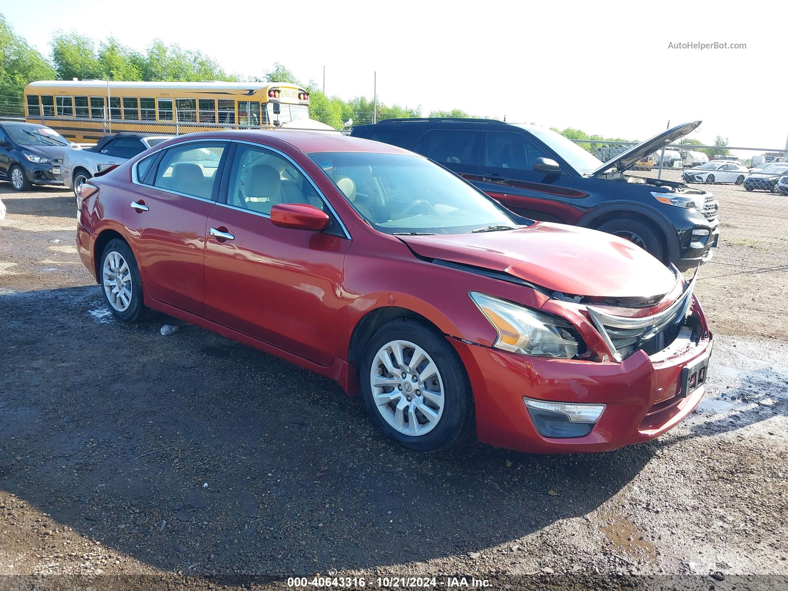 2015 Nissan Altima 2.5 S Темно-бордовый vin: 1N4AL3AP3FC108635