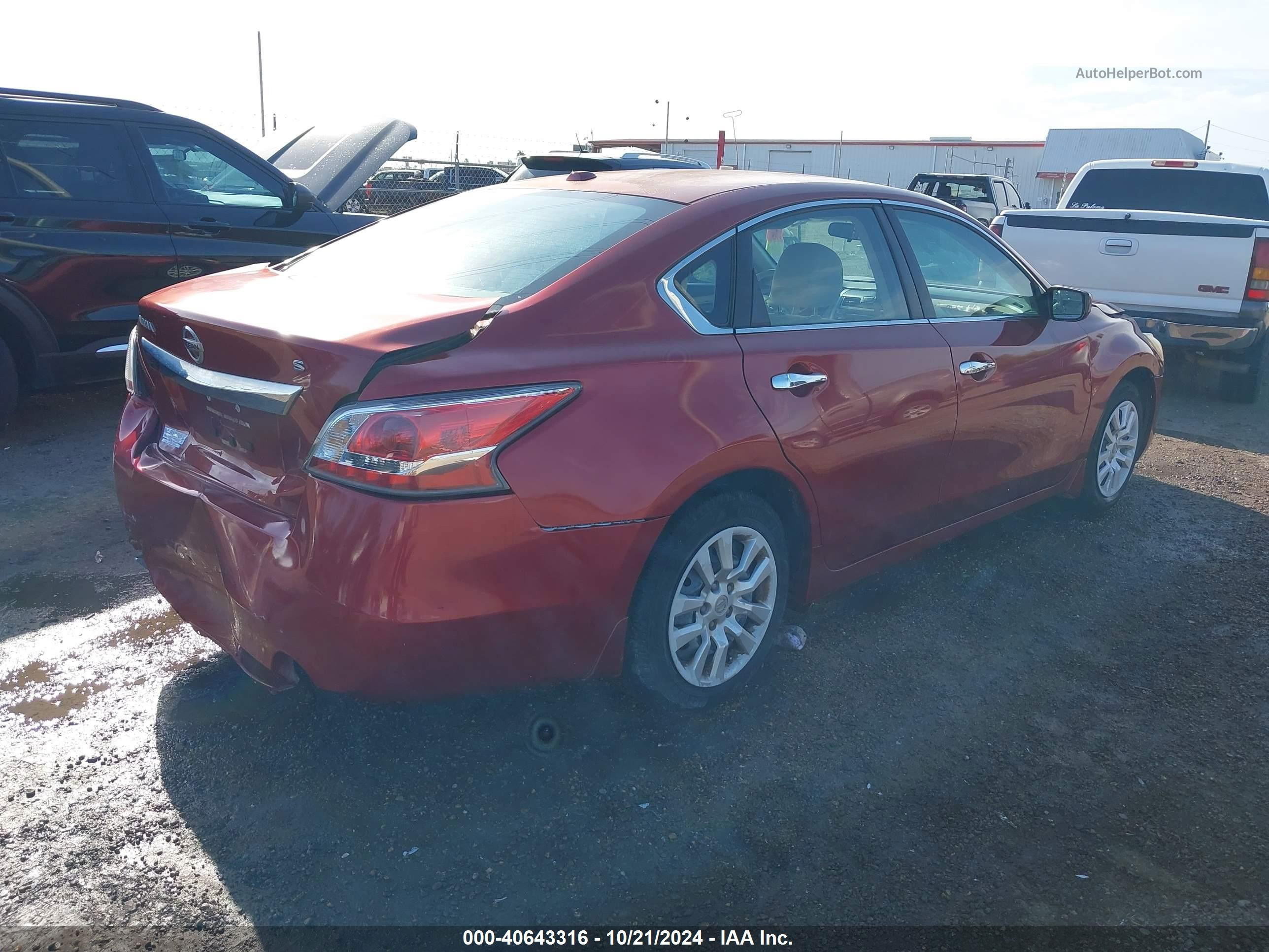 2015 Nissan Altima 2.5 S Темно-бордовый vin: 1N4AL3AP3FC108635
