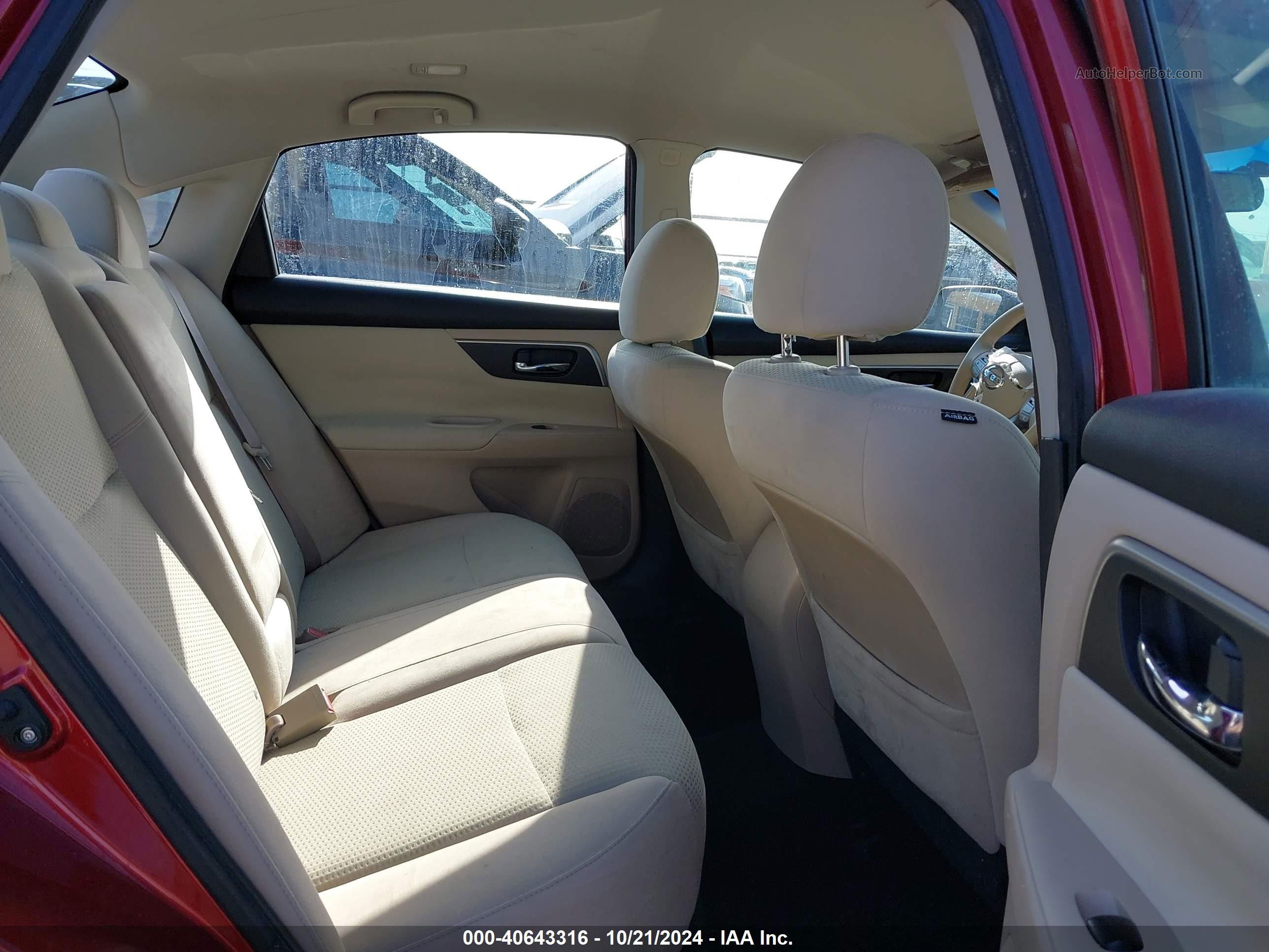 2015 Nissan Altima 2.5 S Темно-бордовый vin: 1N4AL3AP3FC108635