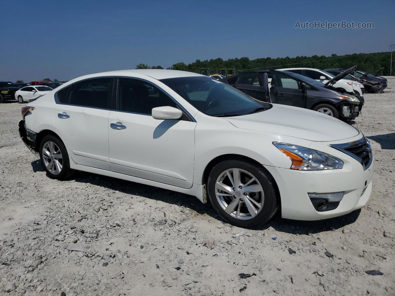 2015 Nissan Altima 2.5 White vin: 1N4AL3AP3FC274654