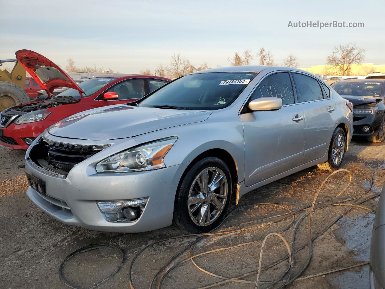 2015 Nissan Altima 2.5 Серебряный vin: 1N4AL3AP3FC282978