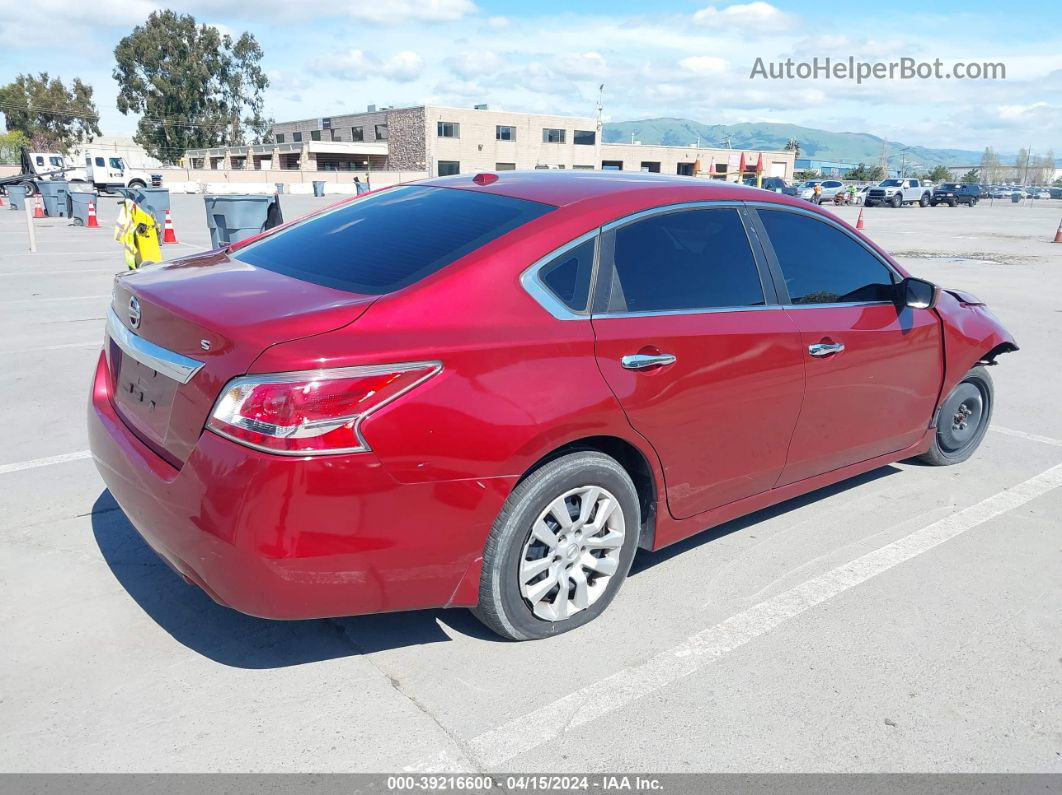 2015 Nissan Altima 2.5 S Maroon vin: 1N4AL3AP3FC412564