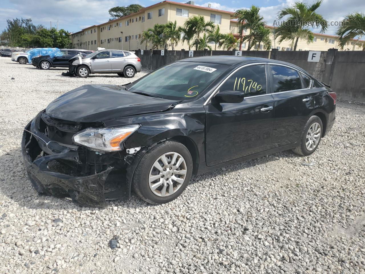 2015 Nissan Altima 2.5 Black vin: 1N4AL3AP3FC417683