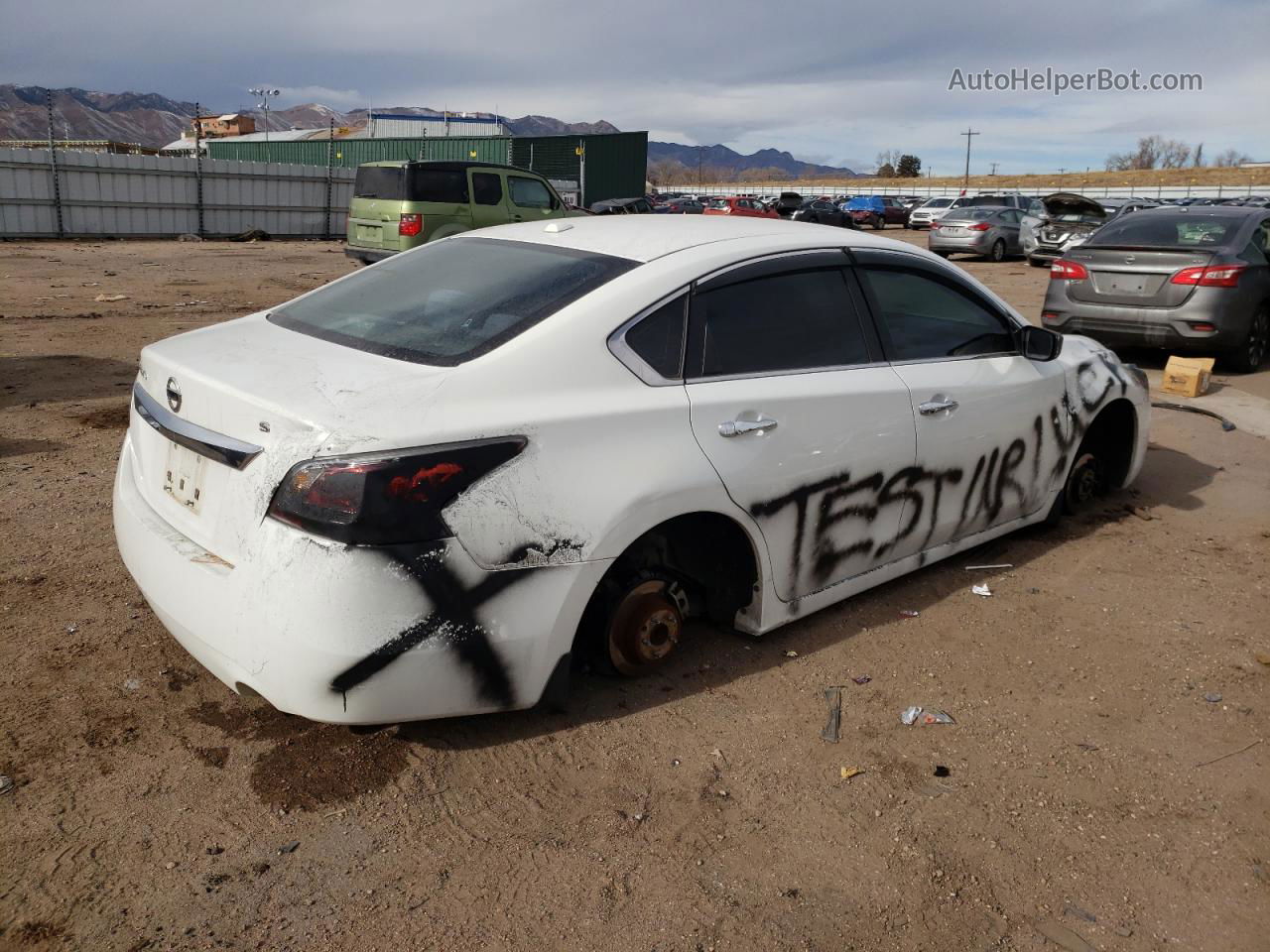 2015 Nissan Altima 2.5 White vin: 1N4AL3AP3FC435164