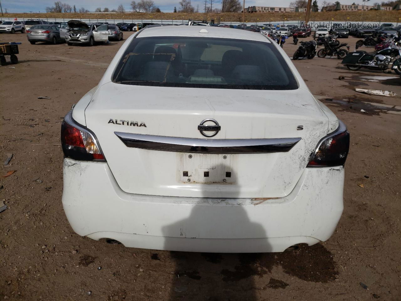 2015 Nissan Altima 2.5 White vin: 1N4AL3AP3FC435164