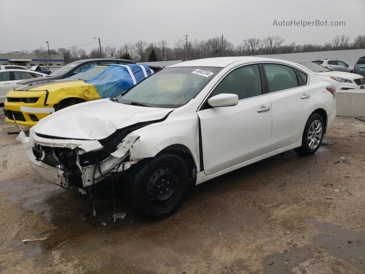 2015 Nissan Altima 2.5 White vin: 1N4AL3AP3FC437156