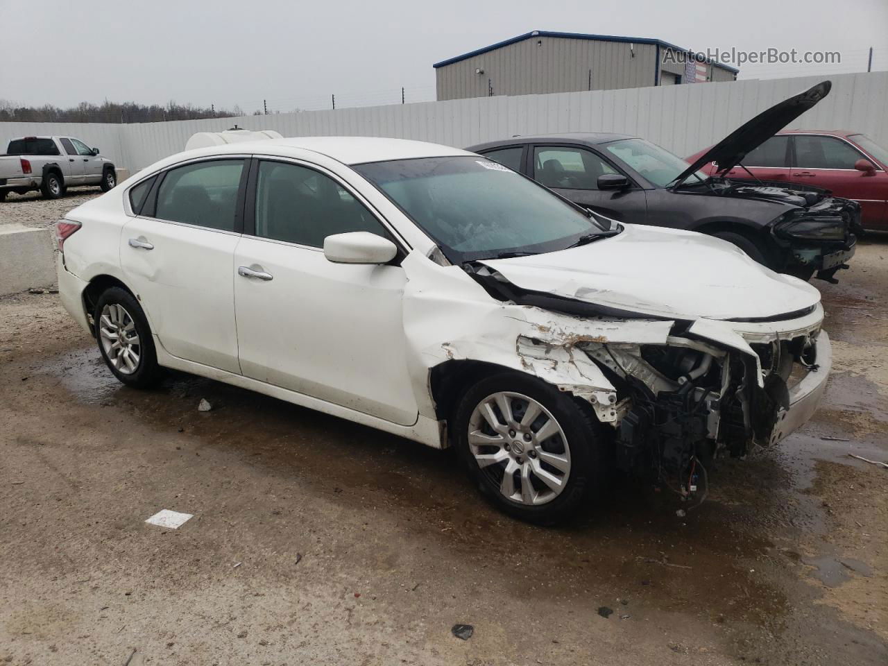 2015 Nissan Altima 2.5 White vin: 1N4AL3AP3FC437156