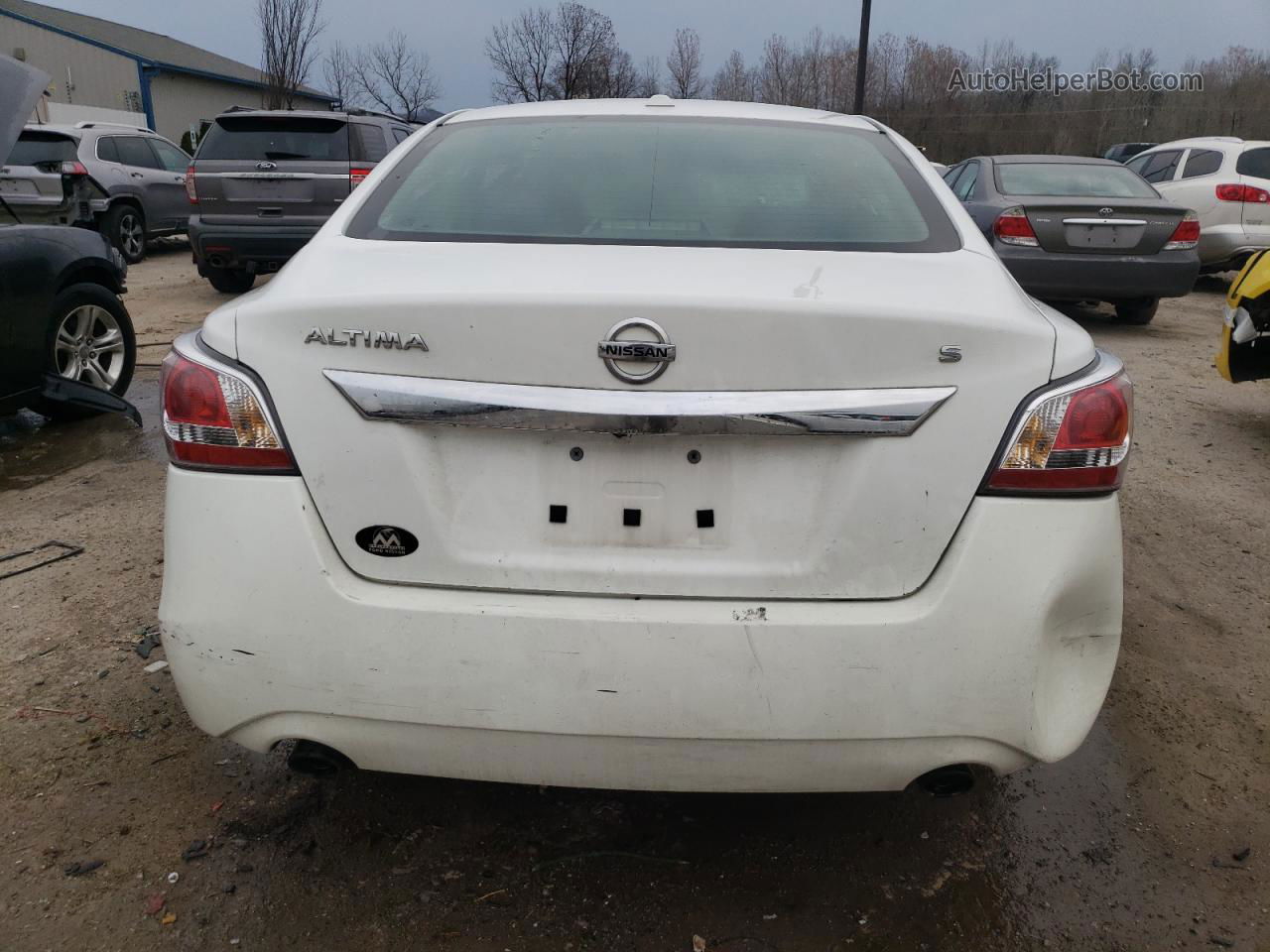 2015 Nissan Altima 2.5 White vin: 1N4AL3AP3FC437156