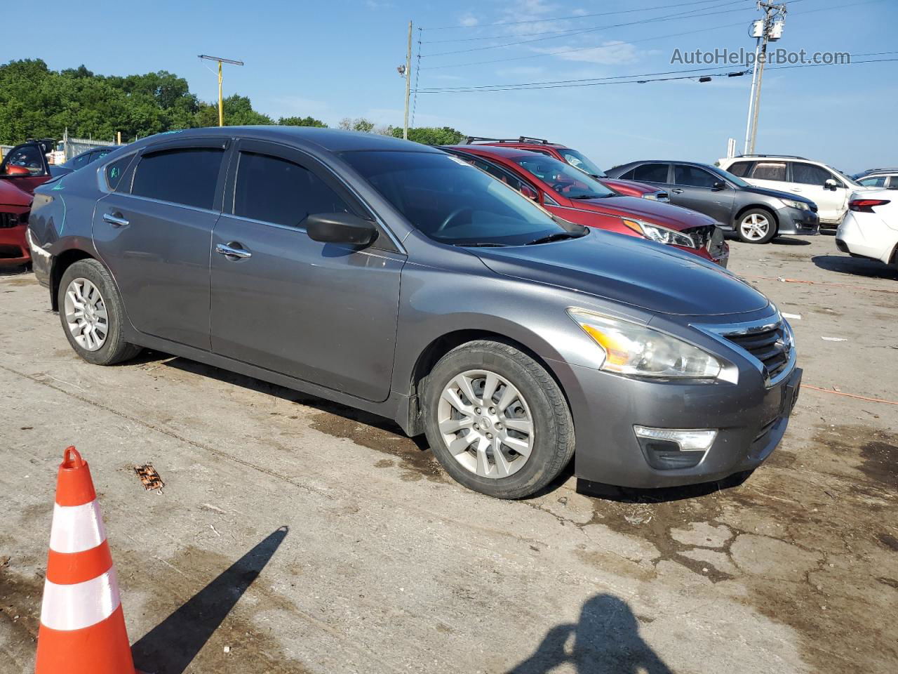 2015 Nissan Altima 2.5 Серый vin: 1N4AL3AP3FC444656