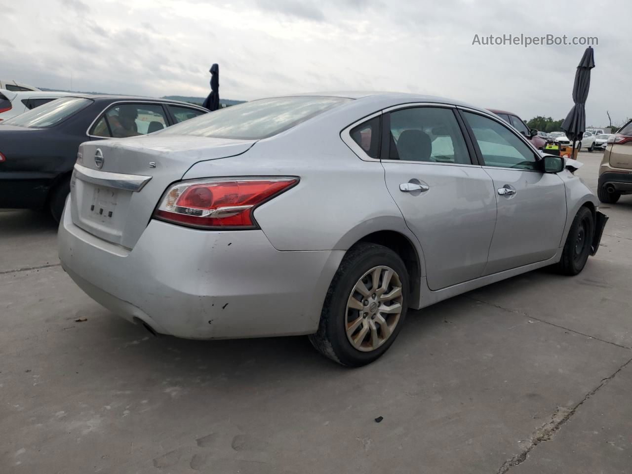 2015 Nissan Altima 2.5 Серебряный vin: 1N4AL3AP3FC455351