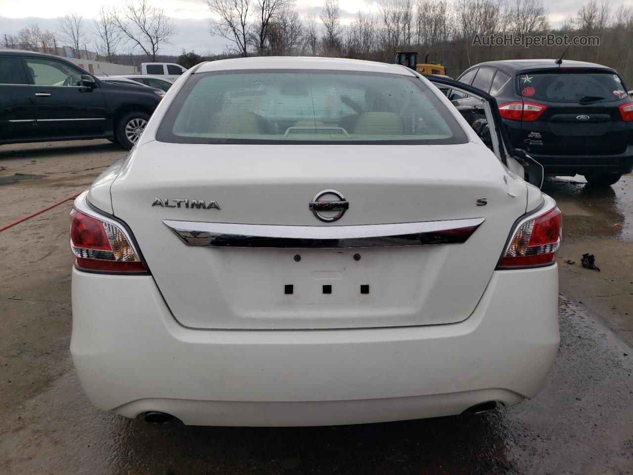 2015 Nissan Altima 2.5 White vin: 1N4AL3AP3FC485580