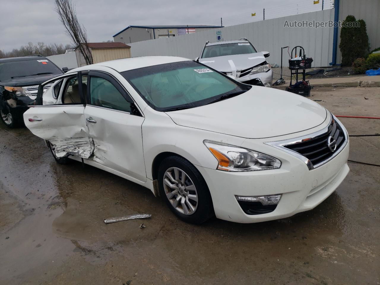 2015 Nissan Altima 2.5 White vin: 1N4AL3AP3FC485580