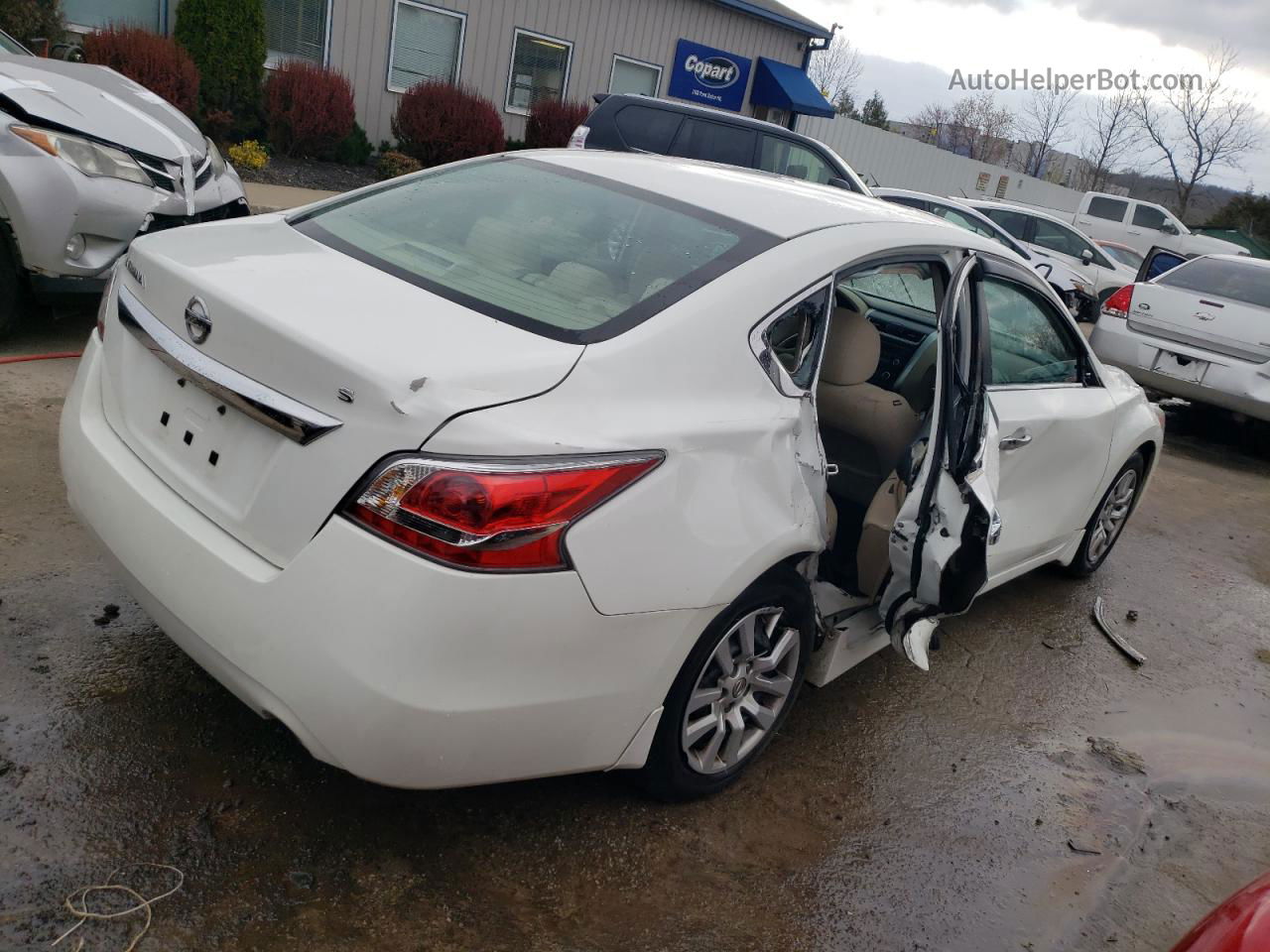 2015 Nissan Altima 2.5 White vin: 1N4AL3AP3FC485580