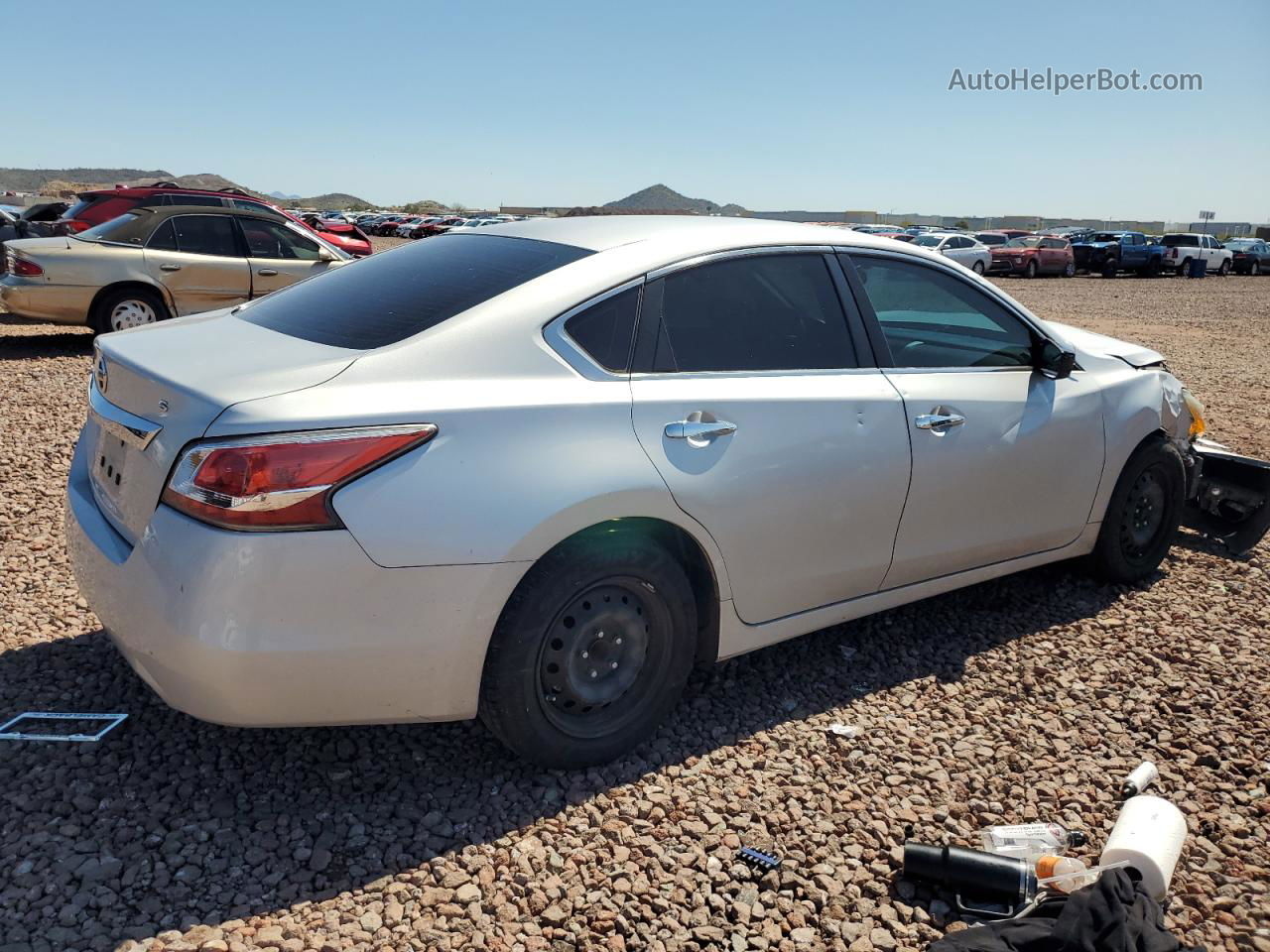 2015 Nissan Altima 2.5 Silver vin: 1N4AL3AP3FN340270