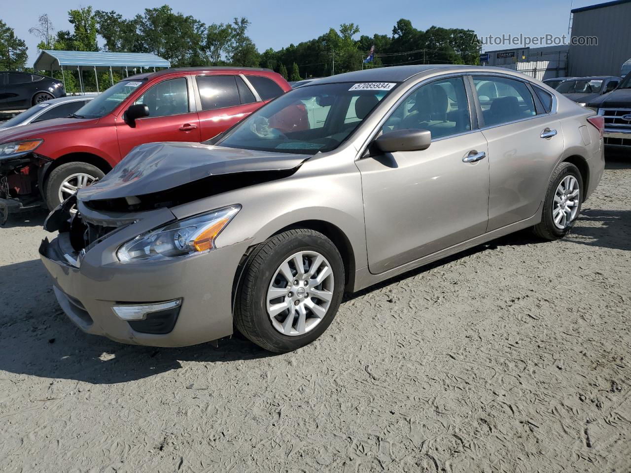 2015 Nissan Altima 2.5 Бежевый vin: 1N4AL3AP3FN362589