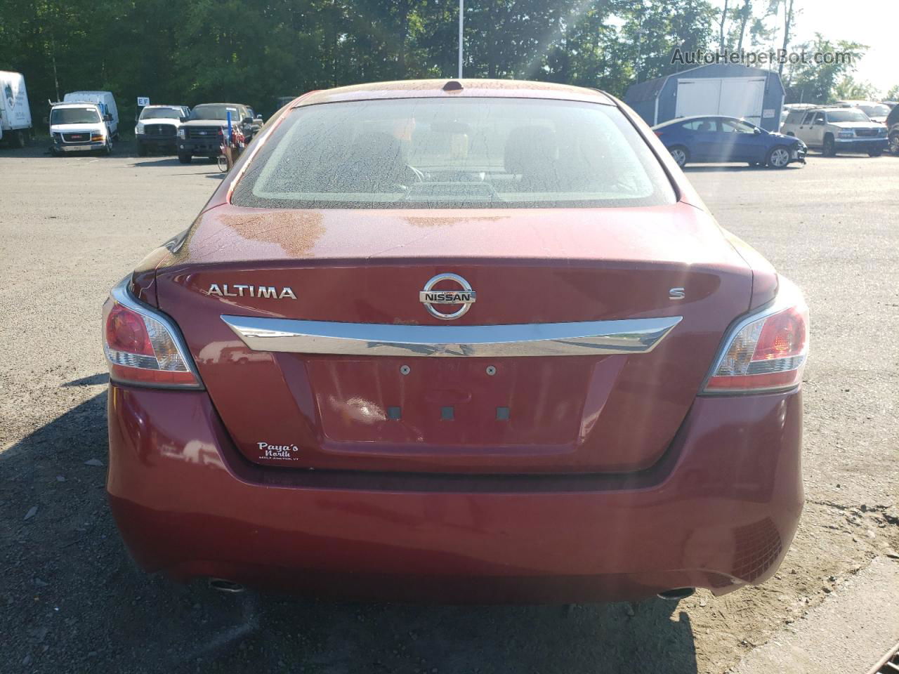 2015 Nissan Altima 2.5 Темно-бордовый vin: 1N4AL3AP3FN383331